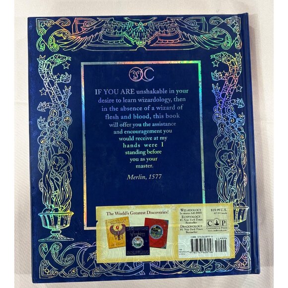 Wizardology Hardcover Book The Book Of The Secrets Of Merlin With Interactive Fe - Picture 7 of 10